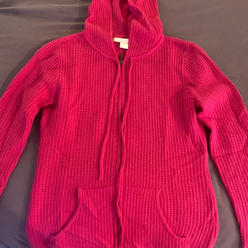 The Cashmere Project pink zip up jacket